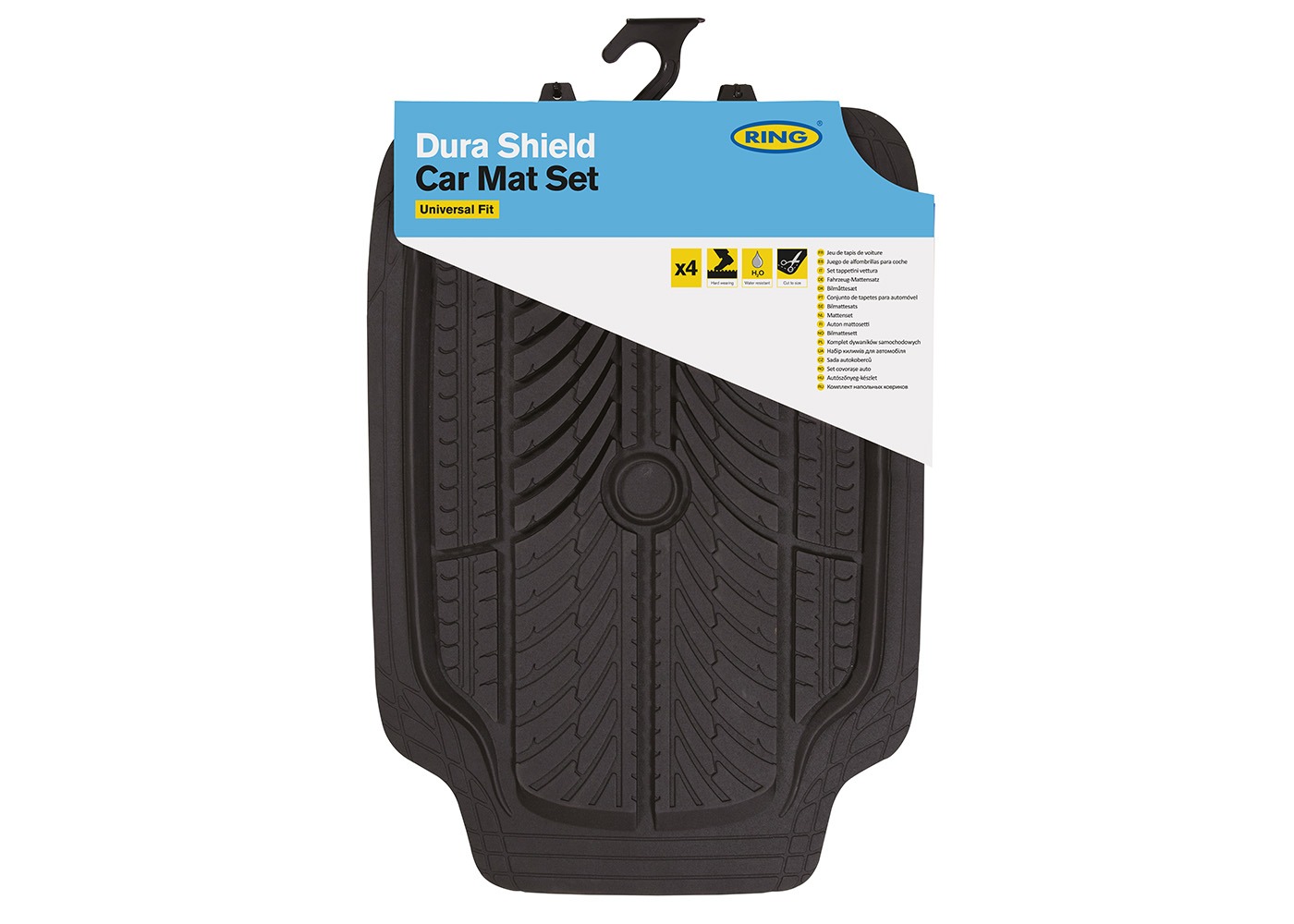 RMAT15 Dura Shield 5000 Black Car Mat Set